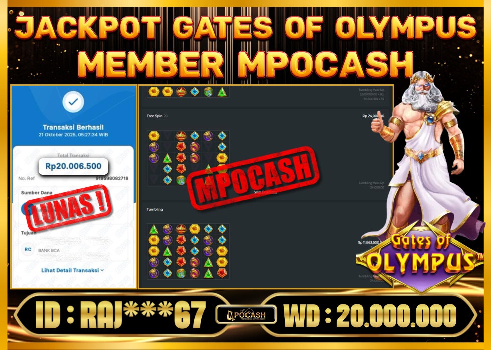 MPOCASH JACKPOT GATES OF OLYMPUS